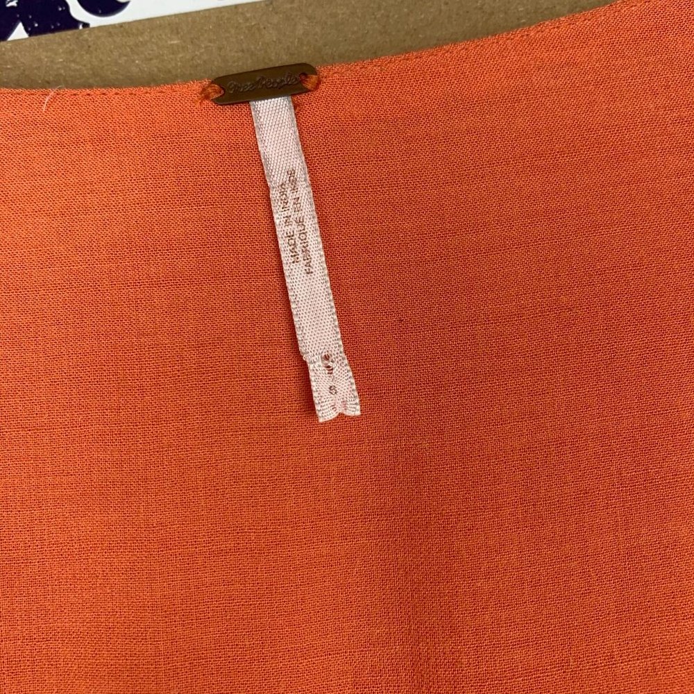 Free People Jasmine Embroidered Bell Sleeve Mini - Picture 6 of 8